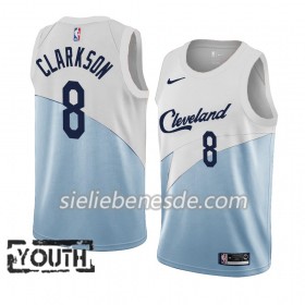 Kinder NBA Cleveland Cavaliers Trikot Jordan Clarkson 8 2018-19 Nike Blau Weiß Swingman